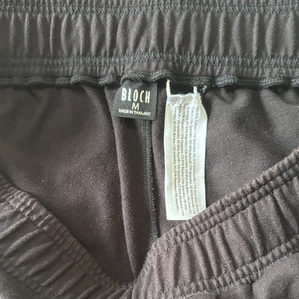 Bloch Black Joggers with Side Detail and Ankle zippers - Picture 2 of 8